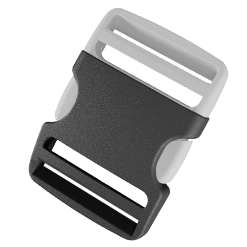 DURAFLEX® STEALTH® WARRIOR BUCKLE DUAL ADJ NYL 50MM BLACK FEMALE